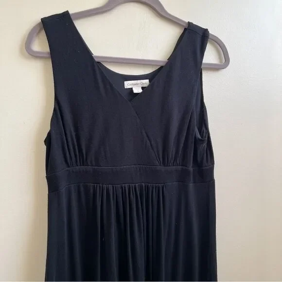 Coldwater Creek black long dress Size L (14) - Picture 4 of 4